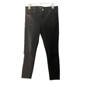 Abercrombie Skinny Black High Rise Ankle Jeans